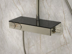 KOHLER K-26337-9-CP Anthem Two-Way Exposed Thermostatic Valve With Shower Column For Rainhead And Handshower - Polished Chrome