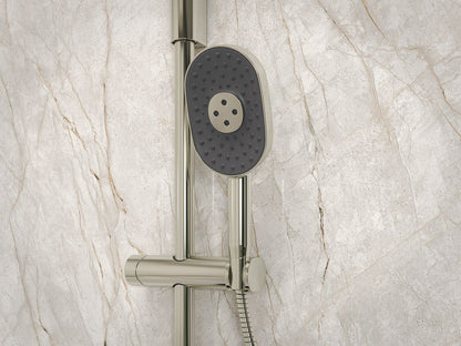 KOHLER K-26284-2MB Statement Oblong three-function handshower, 2.5 gpm - Vibrant Brushed Moderne Brass