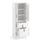 KOHLER K-33548-ASB-0 Southerk 24" X 70" Linen Tower In White