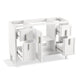 KOHLER K-33546-ASB-0 Southerk 48" Bathroom Vanity Cabinet With Sink And Quartz Top In White