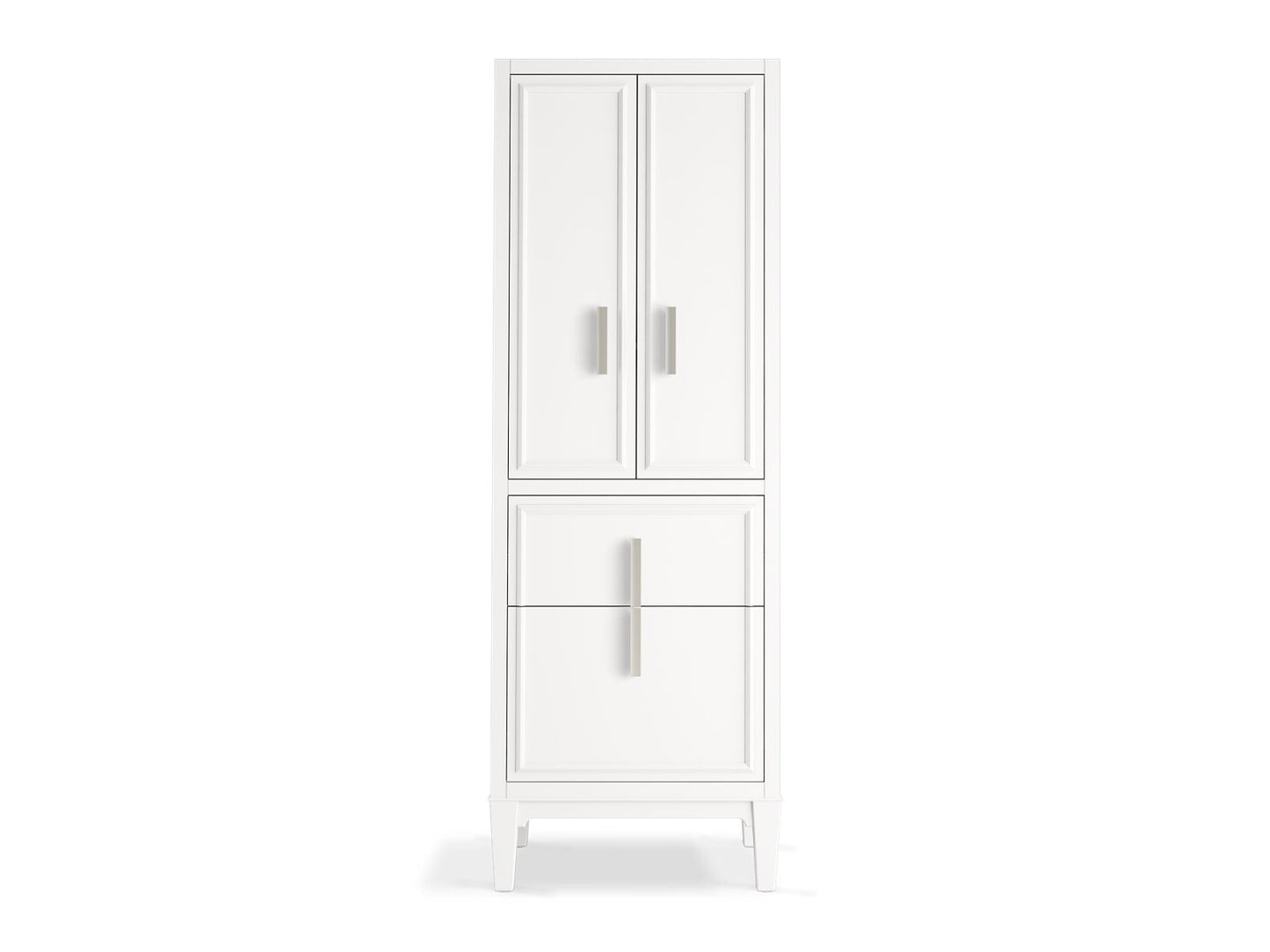 KOHLER K-33548-ASB-0 Southerk 24" X 70" Linen Tower In White