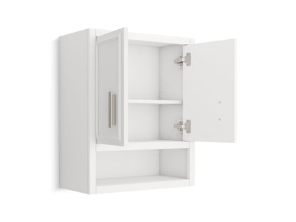 KOHLER K-33549-ASB-0 Southerk 24" X 28" Wall Cabinet In White