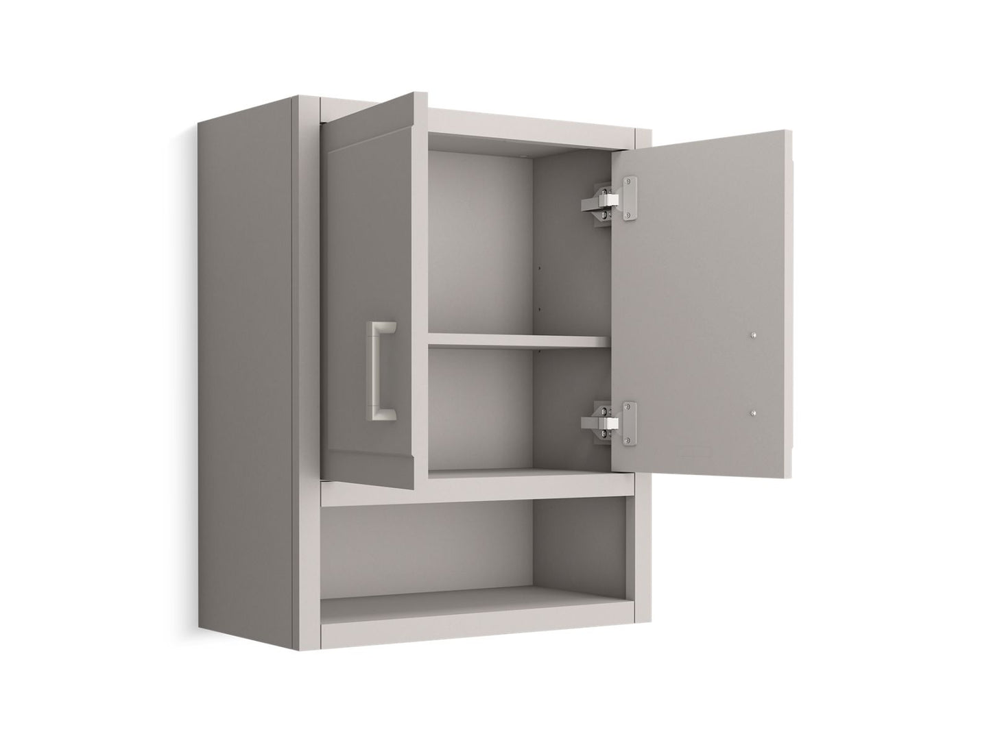 KOHLER K-33557-ASB-1WT Seer 24" X 28" Wall Cabinet In Mohair Grey