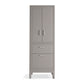 KOHLER K-33556-ASB-1WT Seer 24" X 70" Linen Tower In Mohair Grey