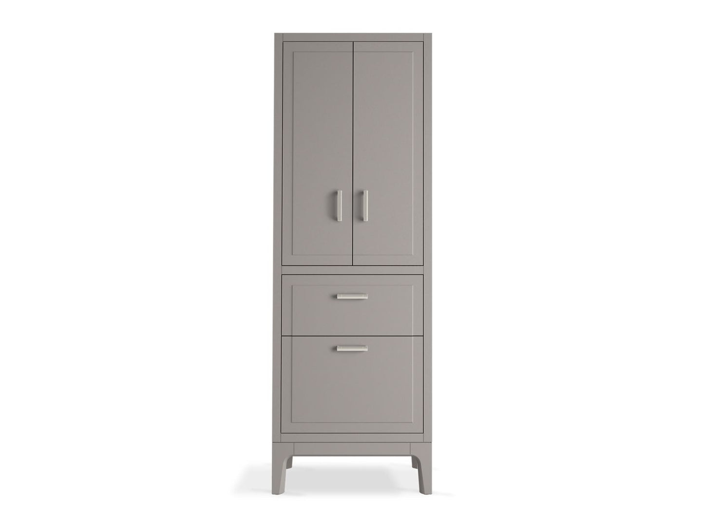 KOHLER K-33556-ASB-1WT Seer 24" X 70" Linen Tower In Mohair Grey