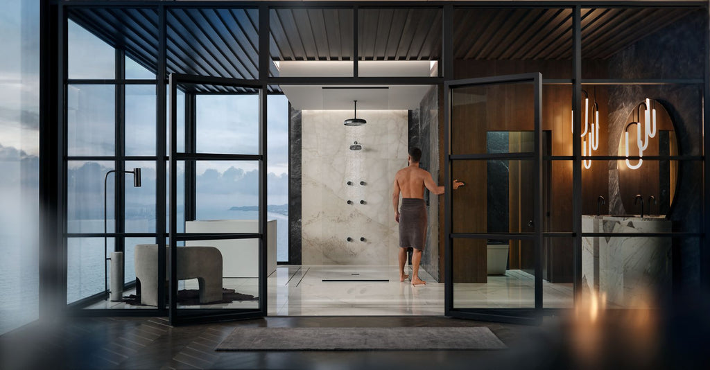KOHLER K-26291-BL Statement Round 12" Single-Function Rainhead, 2.5 Gpm - Matte Black