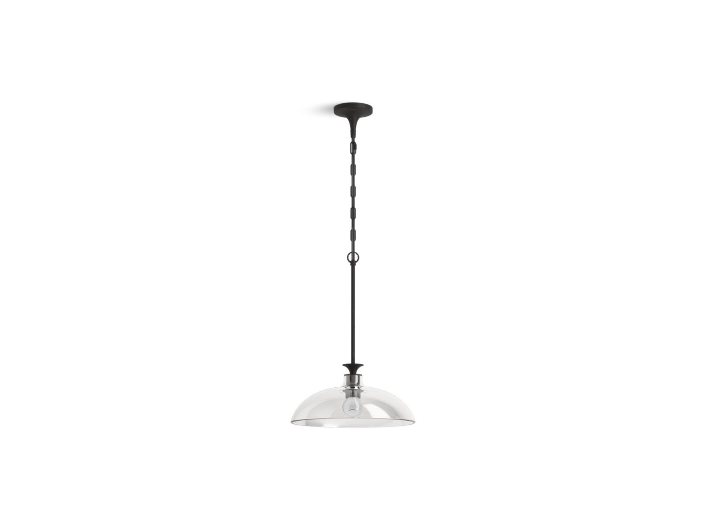 KOHLER K-31771-PE01-BLL Tone 15" Pendant In Matte Black