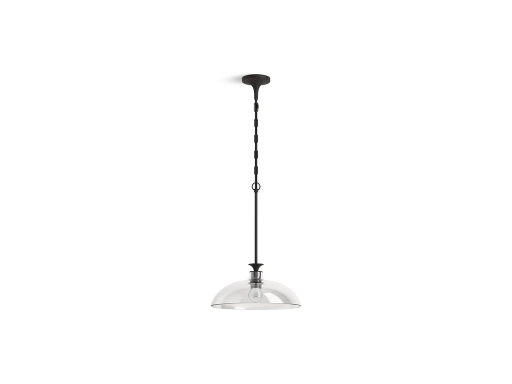 KOHLER K-31771-PE01-BLL Tone 15" Pendant - Matte Black