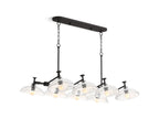 KOHLER K-31774-CH08-BLL Tone 41" Chandelier In Matte Black