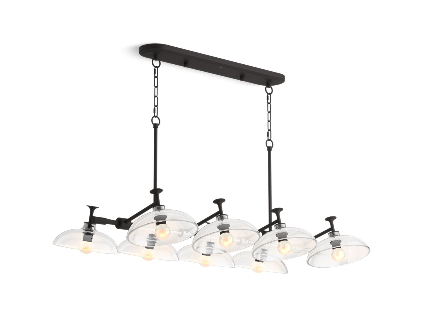 KOHLER K-31774-CH08-BLL Tone 41" Chandelier In Matte Black