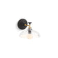 KOHLER K-31768-SC01-BML Tone One-Light Sconce In Black with Brass Trim