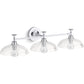 KOHLER K-31770-SC03-CPL Tone Three-Light Sconce In Polished Chrome