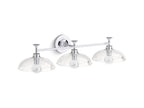 KOHLER K-31770-SC03-2GL Tone Three-Light Sconce - Brushed Moderne Brass