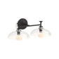 KOHLER K-31769-SC02-BLL Tone Two-Light Sconce In Matte Black