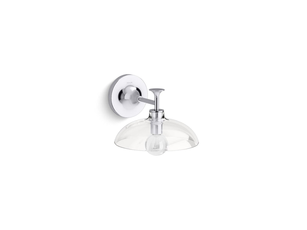 KOHLER K-31768-SC01-CPL Tone One-Light Sconce - Polished Chrome