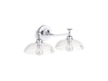 KOHLER K-31769-SC02-CPL Tone Two-Light Sconce - Polished Chrome