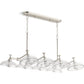 KOHLER K-31774-CH08-SNL Tone 41" Chandelier In Polished Nickel