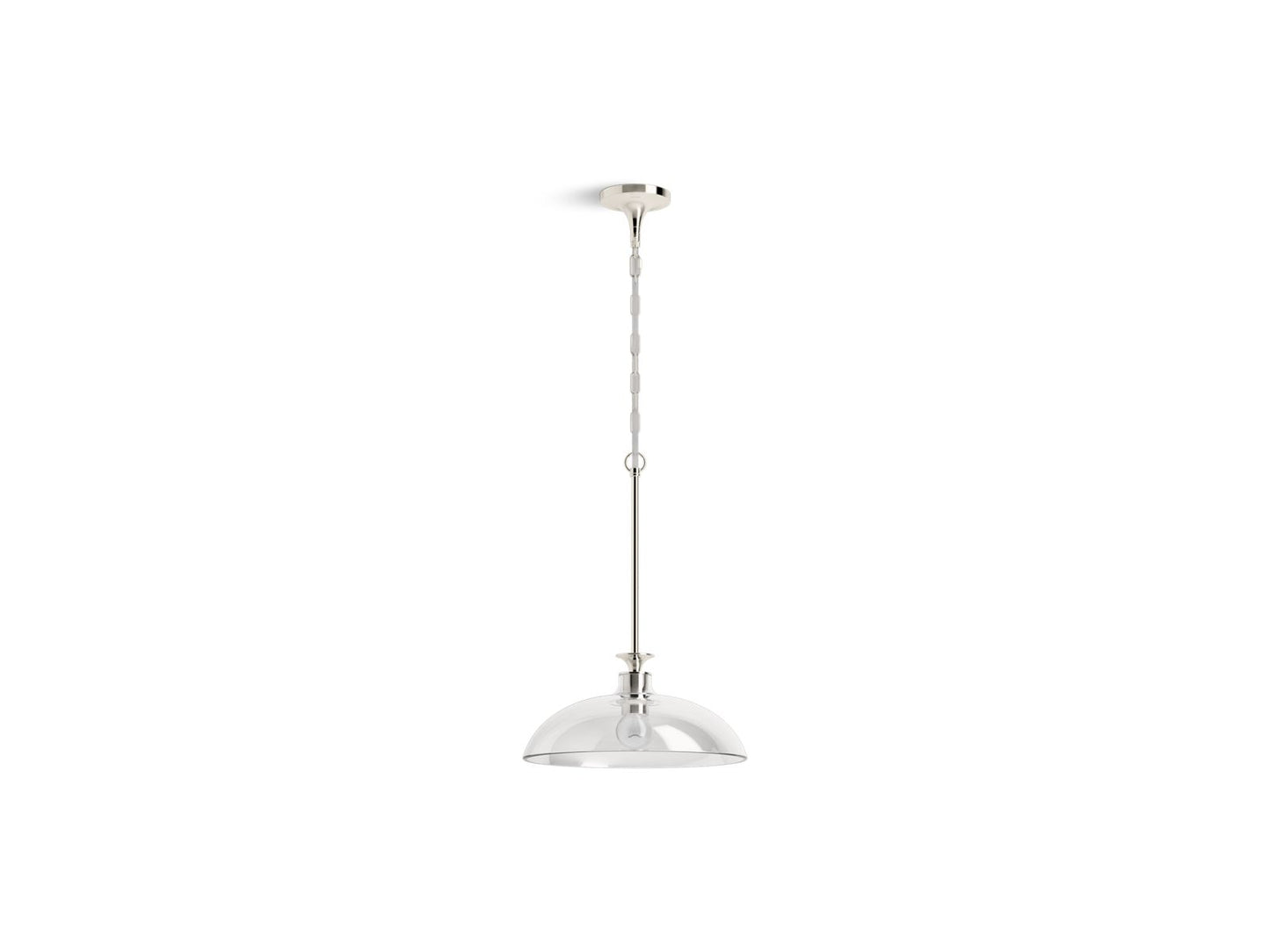 KOHLER K-31771-PE01-SNL Tone 15" Pendant In Polished Nickel