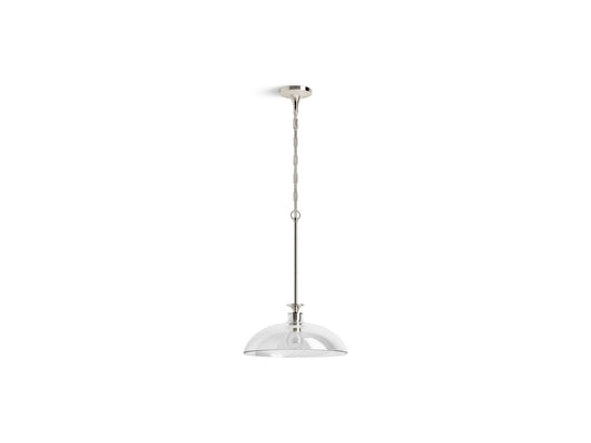 KOHLER K-31771-PE01-SNL Tone 15" pendant - Polished Nickel
