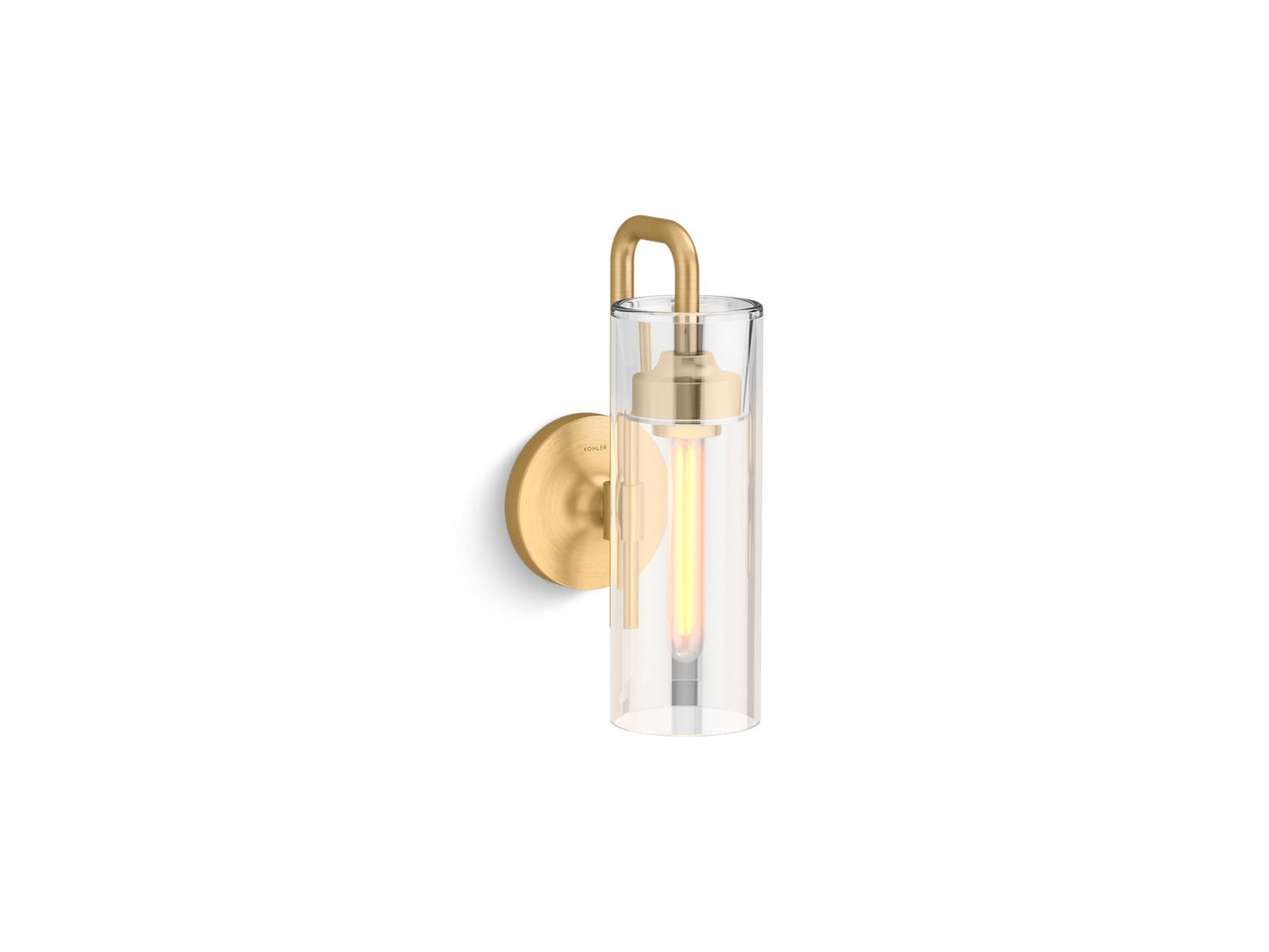 KOHLER K-27262-SC01-2GL Purist One-Light Sconce In Brushed Moderne Brass