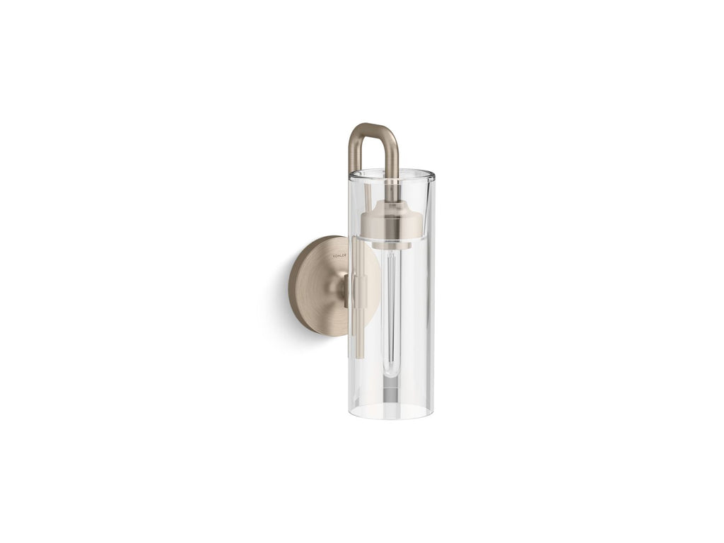 KOHLER K-27262-SC01-BVL Purist One-Light Sconce - Brushed Bronze