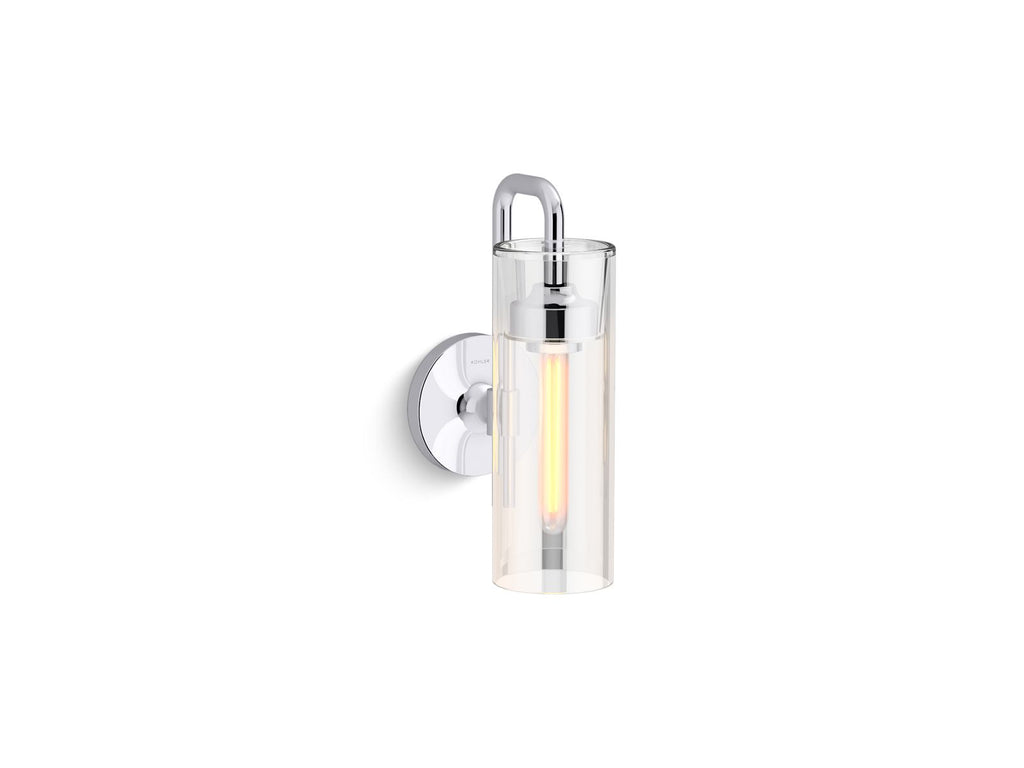 KOHLER K-27262-SC01-BLL Purist One-Light Sconce - Matte Black