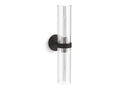 KOHLER K-27263-SC02-BLL Purist Two-Light Sconce - Matte Black