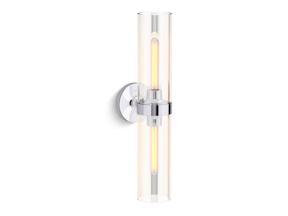 KOHLER K-27263-SC02-2GL Purist Two-light sconce - Brushed Moderne Brass