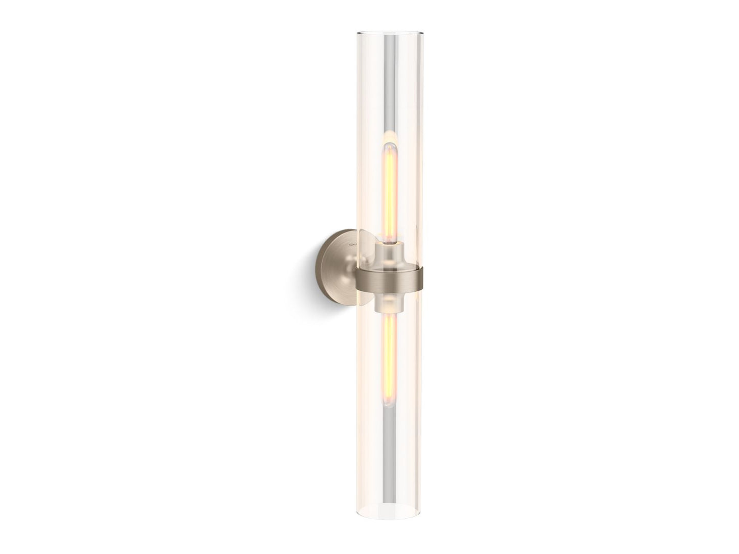 KOHLER K-27264-SC02-BVL Purist Two-Light Sconce In Brushed Bronze