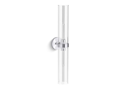 KOHLER Purist Two-light sconce - Polished Chrome, K-27264-SC02-CPL