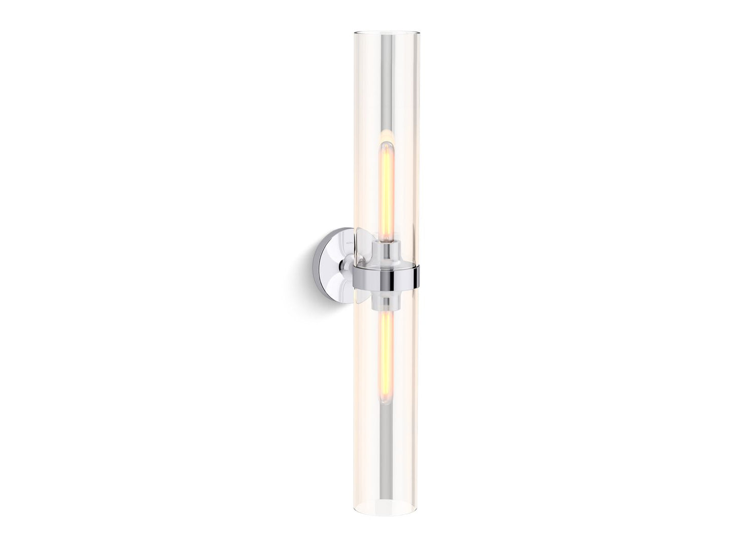 KOHLER K-27264-SC02-CPL Purist Two-Light Sconce In Polished Chrome