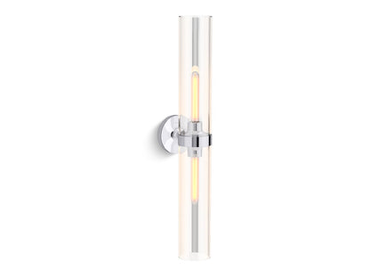KOHLER Purist Two-light sconce - Polished Chrome, K-27264-SC02-CPL
