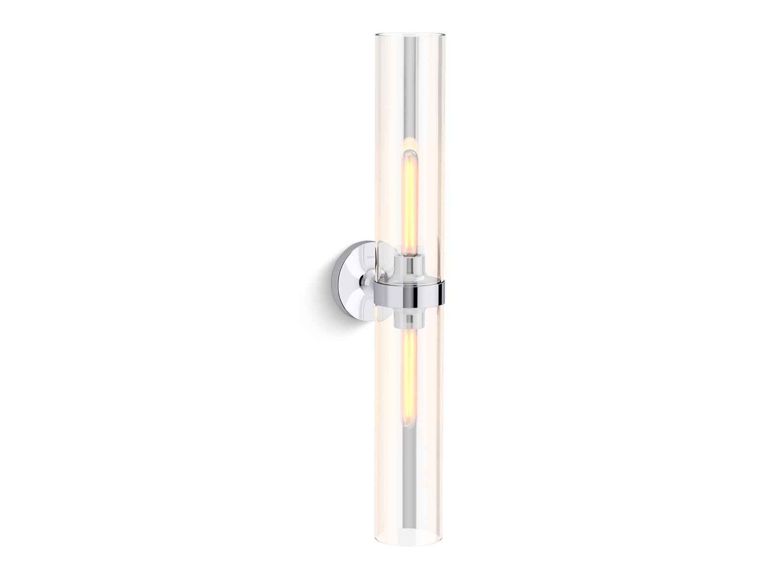 KOHLER K-27264-SC02-TTL Purist Two-Light Sconce - Titanium