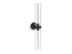 KOHLER K-27264-SC02-BLL Purist Two-Light Sconce - Matte Black