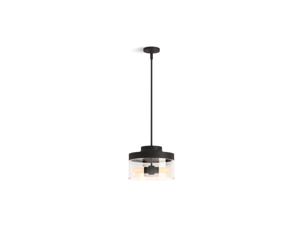KOHLER K-27265-PE02-BLL Purist 12-1/2" Pendant - Matte Black