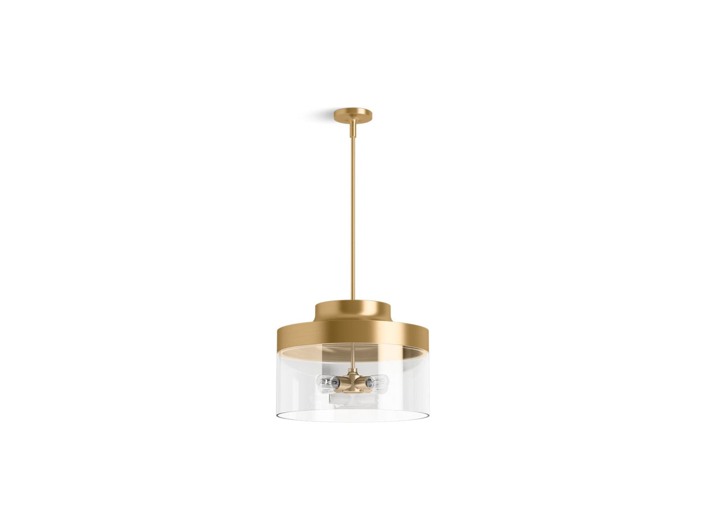 KOHLER K-27266-PE04-2GL Purist 18" Pendant In Brushed Moderne Brass