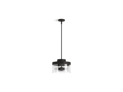 KOHLER K-27265-PE02-BLL Purist 12-1/2" pendant - Matte Black