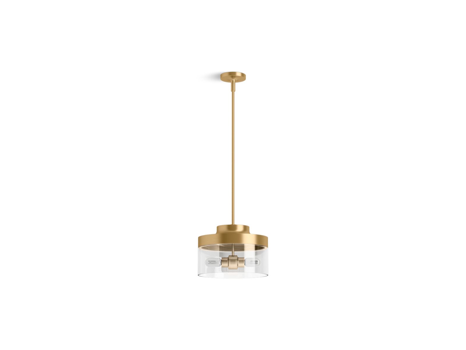 KOHLER K-27265-PE02-2GL Purist 12-1/2" pendant - Brushed Moderne Brass