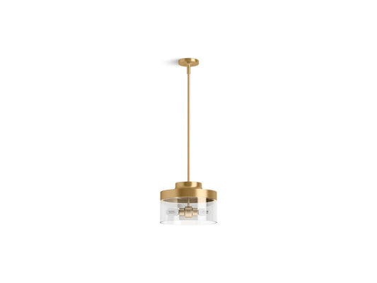 KOHLER K-27265-PE02-2GL Purist 12-1/2" pendant - Brushed Moderne Brass