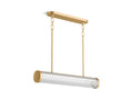 KOHLER K-27267-CHLED-2GL Purist 34" Led Linear Chandelier In Brushed Moderne Brass