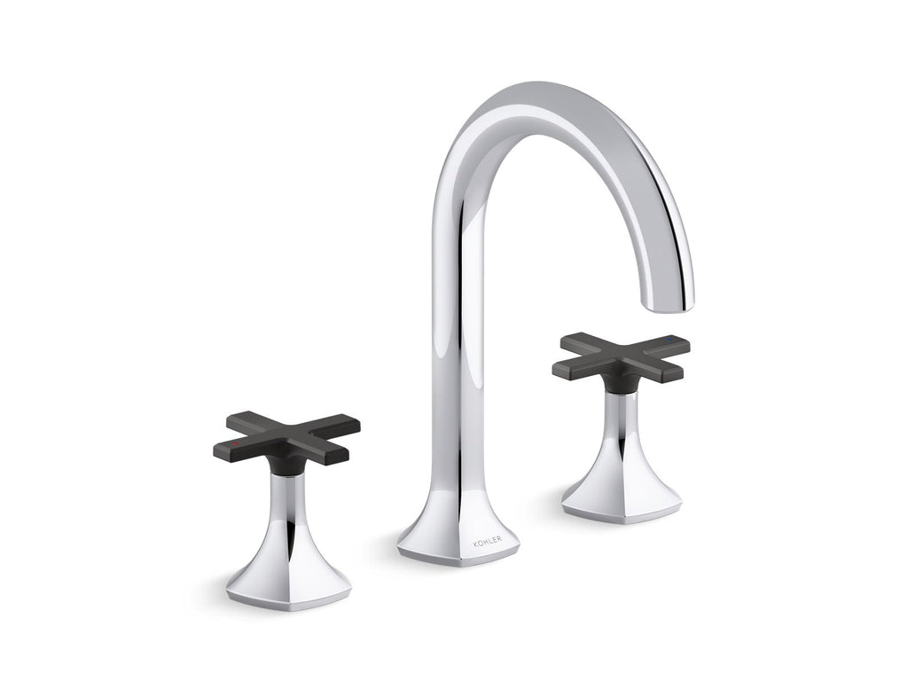 KOHLER K-27008-K-BV Occasion Bathroom sink faucet spout with Cane design, 1.0 gpm - Vibrant Brushed Bronze
