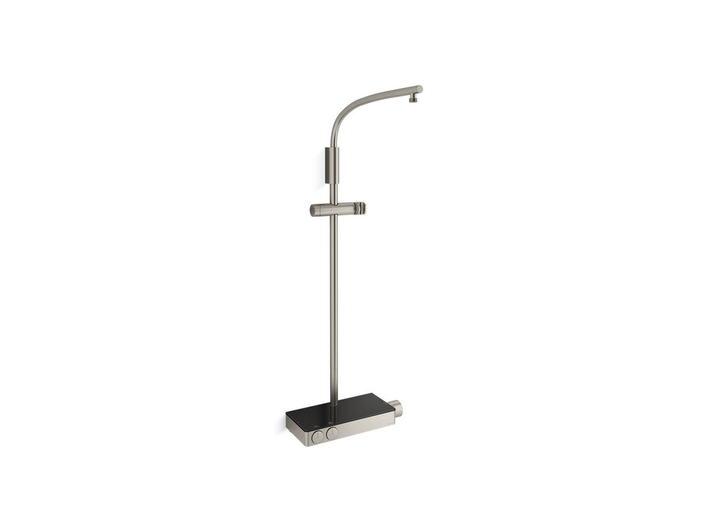 KOHLER K-26337-9-BN Anthem Two-Way Exposed Thermostatic Valve With Shower Column For Rainhead And Handshower - Vibrant Brushed Nickel