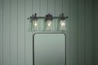 KOHLER K-31757-SC03-BLL Riff Three-Light Sconce - Matte Black