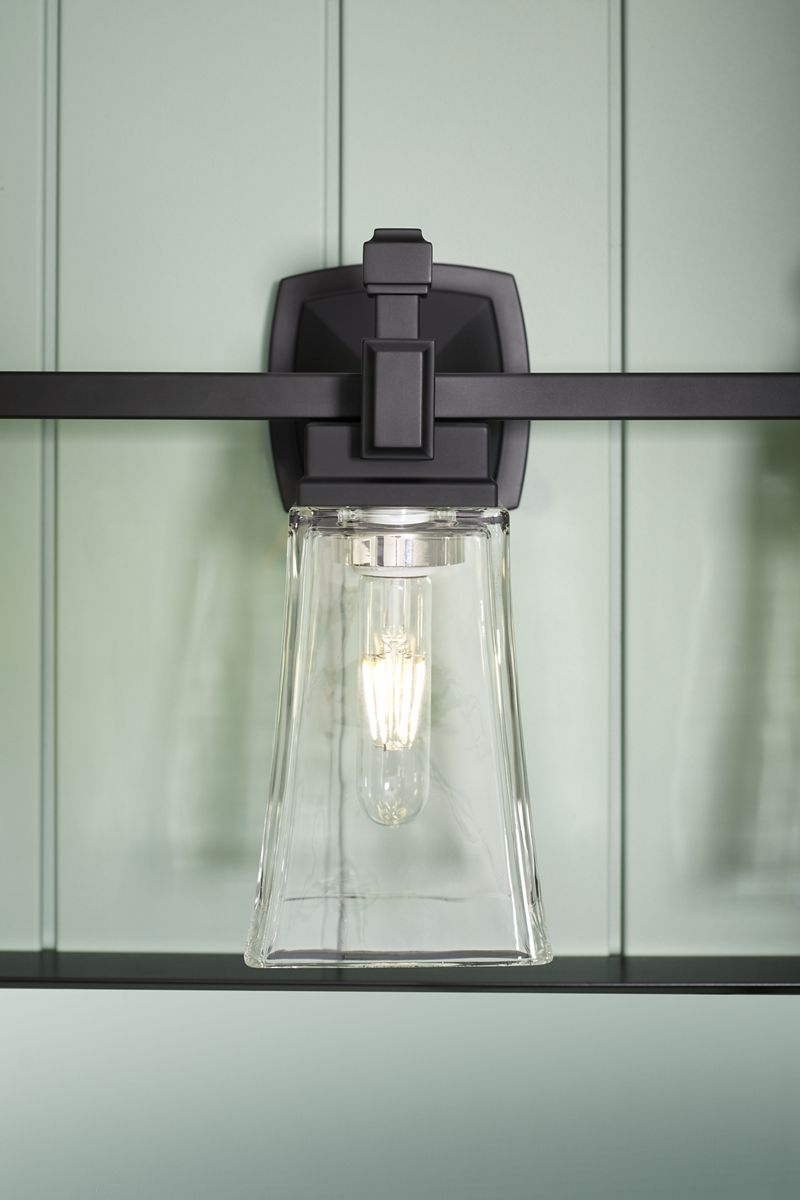 KOHLER K-31757-SC03-BLL Riff Three-Light Sconce - Matte Black