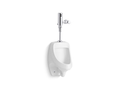 KOHLER K-PR5452-T1DS-NA Dexter Antimicrobial urinal with Mach Tripoint touchless DC 0.125 gpf flushometer
