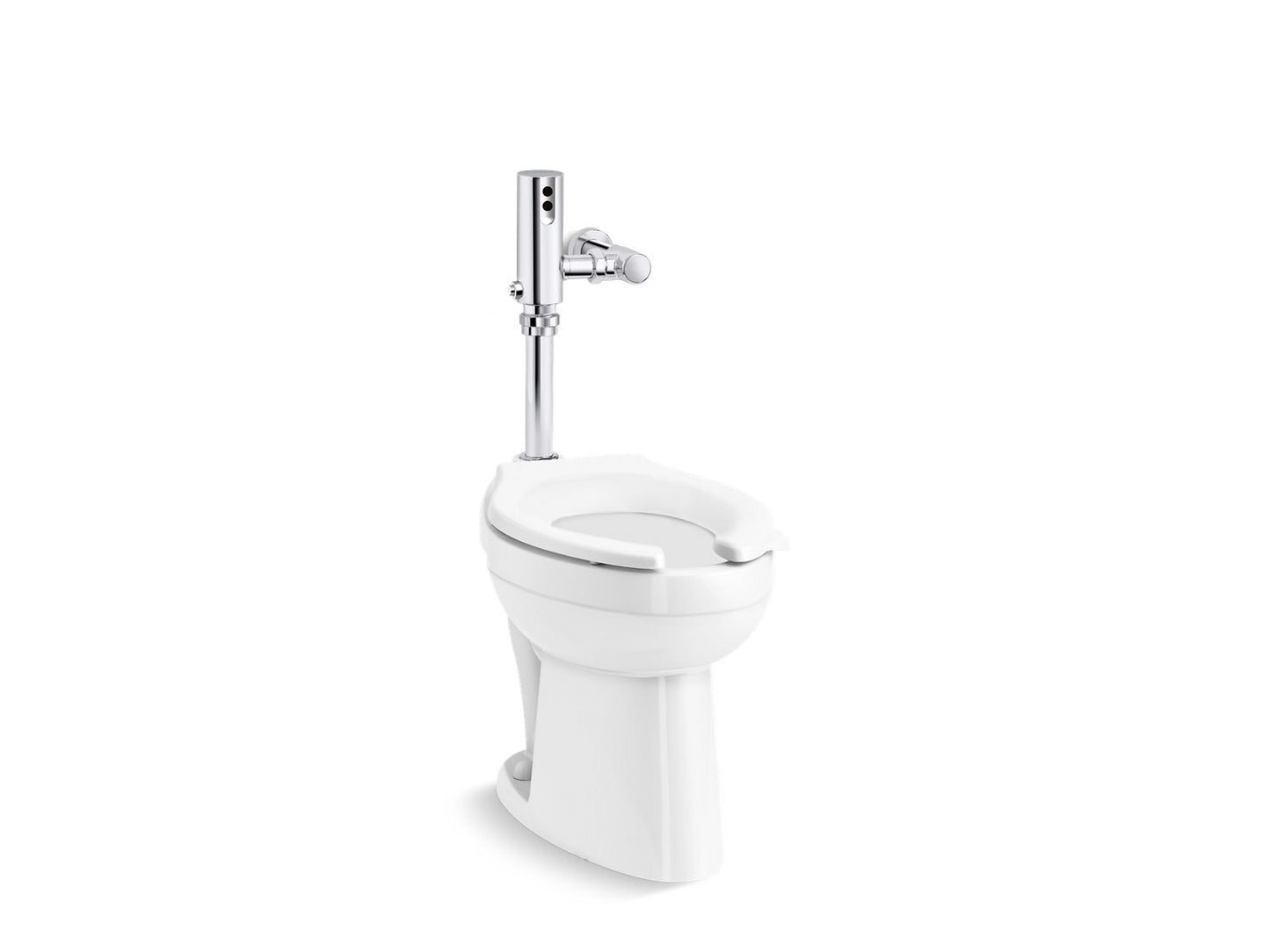 KOHLER K-PR96057-T3D-NA Highcliff Ultra Commercial toilet with Mach Tripoint touchless DC 1.0 gpf flushometer