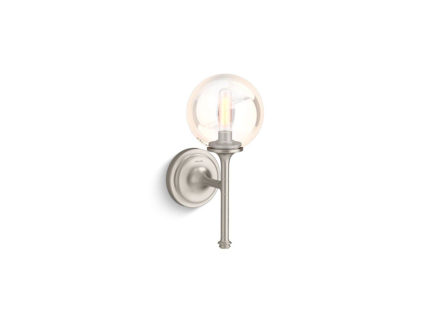 KOHLER K-31761-SC01-BNL Bellera One-Light Sconce In Brushed Nickel