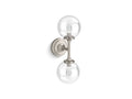 KOHLER K-31762-SC02-BNL Bellera Two-Light Sconce - Brushed Nickel