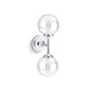 KOHLER K-31762-SC02-CPL Bellera Two-Light Sconce In Polished Chrome