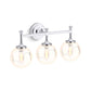 KOHLER K-31763-SC03-CPL Bellera Three-Light Sconce In Polished Chrome